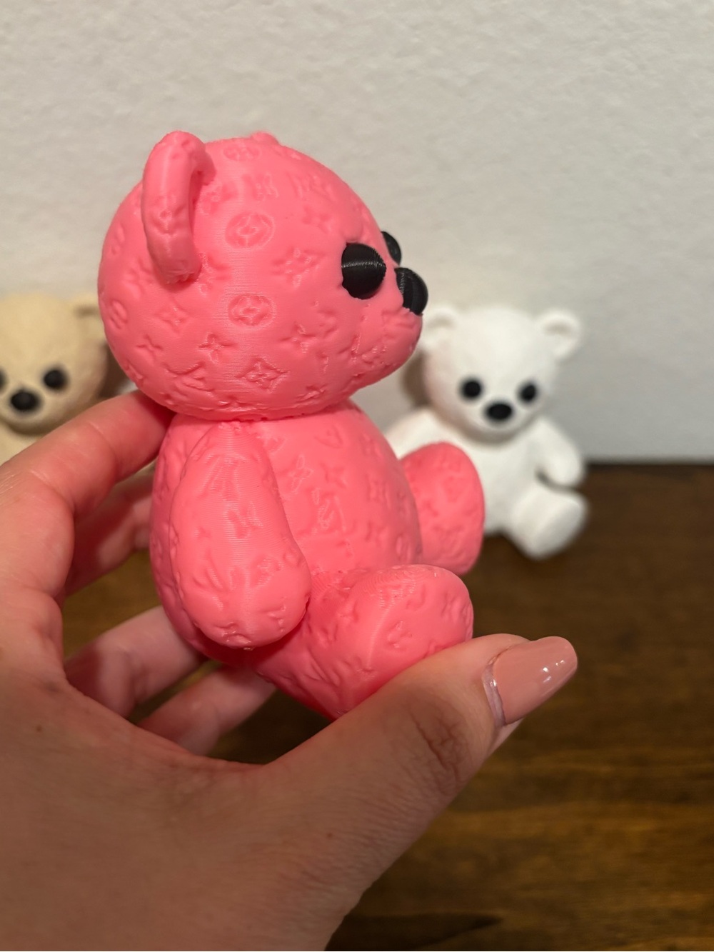 3D Printed Embossed Teddy Bear Figurine (Choose 1) - Picture 13 of 16